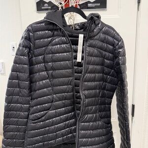 lululemon athletica Shiny Black Puffer Jacket